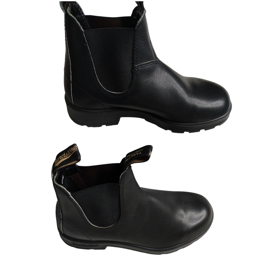 NEW‎ Blundstone 510 Black Leather Chelsea Boots Women's 6.5 AU 3.5 Elastic Side